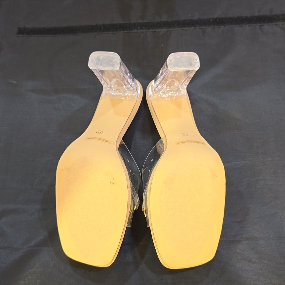 BRAND NEW BONNILEL CLEAR OPEN-TOE WOMEN'S SANDAL - Picture 13 of 16